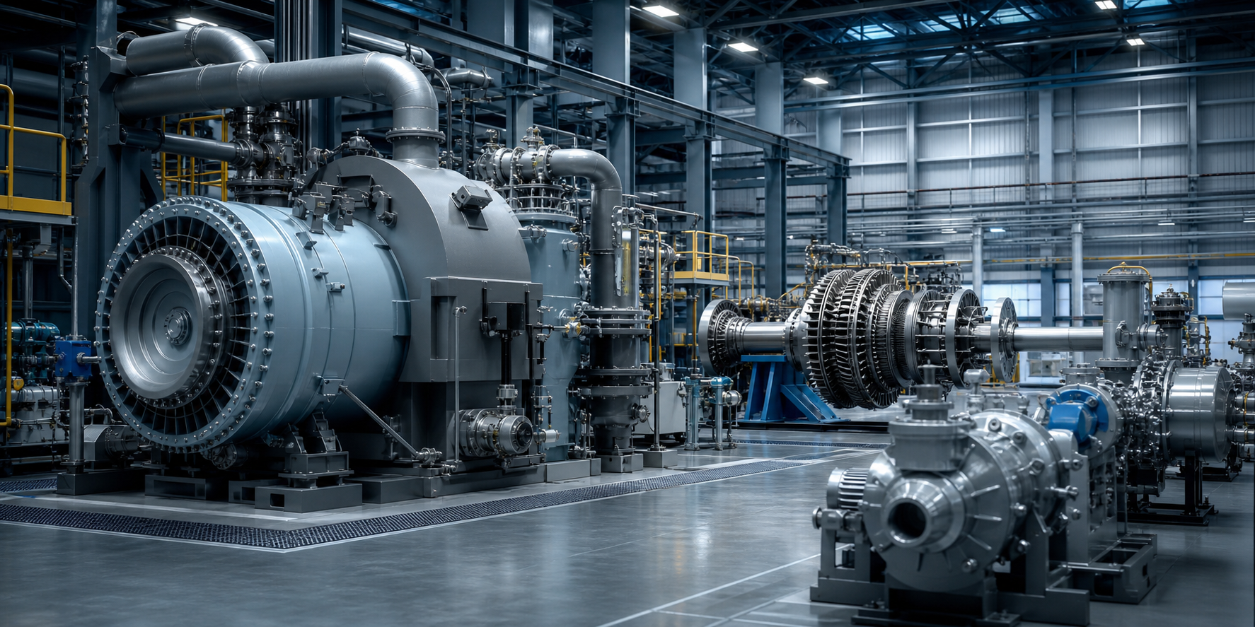 Compressors · turbines · pumps