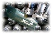 High-pressure gas cylinders