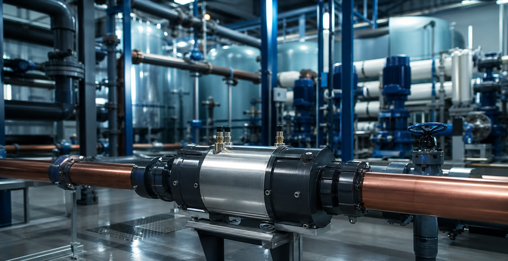 Industrial water and liquid/gas conditioning